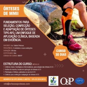 Fundamentos para a seleção, fabricação e adaptação de órteses tipo AFO